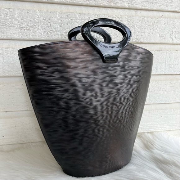 Louis Vuitton Handbags - LOUIS VUITTON Black Noctambule Epi Bucket Top Handle Tote Bag